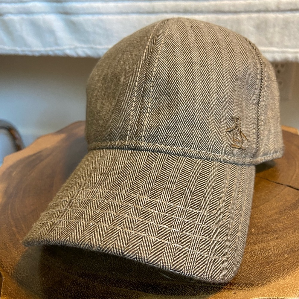 Original Penguin Gray Herringbone Cap S/M